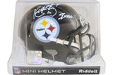 Kordell Stewart Autographed Pittsburgh Steelers Mini Helmet Slash Beckett 52794