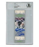 Randy White Signed Dallas Cowboys 12/14/86 Ticket Stub Beckett 40725