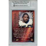 Lewis Bush Signed San Diego Chargers 96 Dynagon Secrets Card Slab Beckett 56118