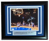 Christian Laettner Signed Framed 8x10 Duke Blue Devils The Shot Photo JSA ITP