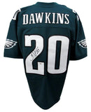 Brian Dawkins Signed Eagles Mitchell & Ness Green Football Jersey PSA/DNA 190725