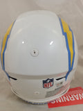 JUSTIN HERBERT SIGNED LOS ANGELES CHARGERS SPEEDFLEX HELMET FANATICS QR