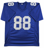 Hakeem Nicks Authentic Signed Blue Pro Style Jersey Autographed BAS