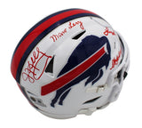 Jim Kelly, Thurman Thomas, Reed Levy Signed Bills SpeedFlex Mid-Size Midi Helmet