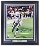 Deion Sanders Signed Framed 16x20 Dallas Cowboys Photo BAS