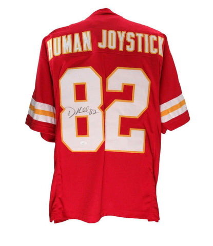 Dante Hall Signed/Auto Red "Joystick" Custom Football Jersey Chiefs JSA 193587