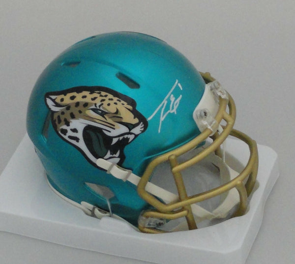 Jaguars TRAVIS ETIENNE Signed Riddell FLASH Speed Mini Helmet AUTO - BAS