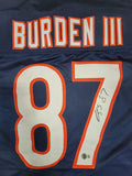 LUTHER BURDEN AUTOGRAPHED SIGNED PRO STYLE CUSTOM XL JERSEY W/ BECKETT QR