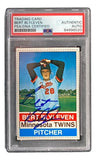 Bert Blyleven Signed Minnesota Twins 1976 Hostess #116 Trading Card PSA/DNA