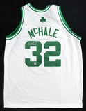 Kevin McHale Signed Boston Celtics Jersey (Beckett) 3xNBA Champion / 7xAll Star