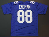 Evan Engram Signed Blue Giants Jersey (JSA COA) New York 1st Rd Pick 2017 / T.E.