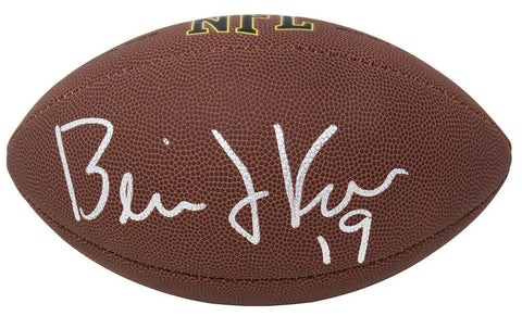 Bernie Kosar (Cleveland Browns) Signed Wilson Super Grip Football (SCHWARTZ COA)