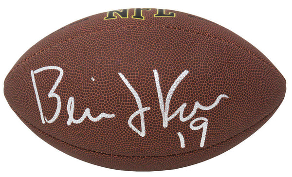 Bernie Kosar (Cleveland Browns) Signed Wilson Super Grip Football (SCHWARTZ COA)