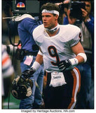 Jim McMahon Signed Chicago Bears Wilson NFL Football (Schwartz) Super Bowl XX QB