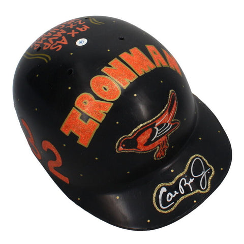 Cal Ripken Jr. Autographed Orioles Hand Painted Batting Helmet JSA