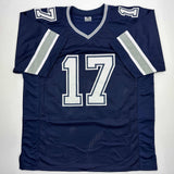 Autographed/Signed Brandon Aubrey Dallas Blue Football Jersey Beckett BAS COA