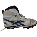 Bill Schultz Signed Game Used Reebok Sz 15 Cleat Left Foot Beckett 44721