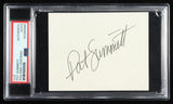 Pat Summitt Signed Index Card Tennessee Volunteers Head Coach / PSA Encapsulated