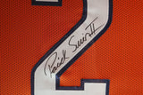 Patrick Surtain II Autographed Orange Broncos Jersey Lighted Framed Beckett COA