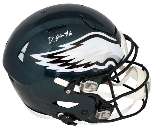 DEVONTA SMITH SIGNED PHILADELPHIA EAGLES AUTHENTIC SPEEDFLEX HELMET FANATICS