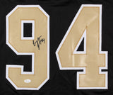 Cameron Jordan Signed New Orleans Saints Black Jersey (JSA COA) 3xPro Bowl D.E.