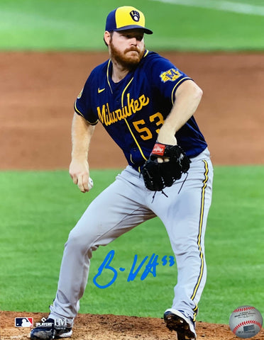 Brewers All Star Pitcher BRANDON WOODRUFF Signed 8x10 Photo #1 AUTO -