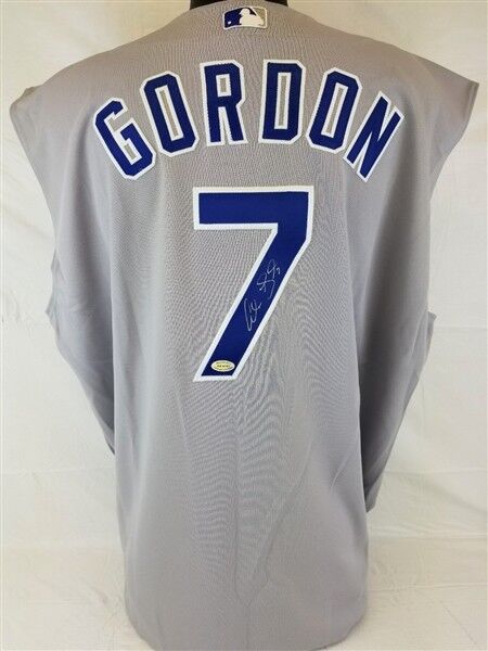 Alex Gordon Signed Kansas City Royals Russell Athletics Rookie Year Jersey / COA