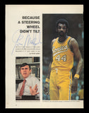 Jim McDaniels Autographed 8x11 Magazine Photo Seattle Supersonics SKU #237985