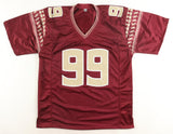 Brian Burns Signed Florida State Seminoles Jersey (JSA) Carolina Panthers DE