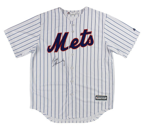 Keith Hernandez Signed New York Mets Majestic Cool Base White MLB Jersey