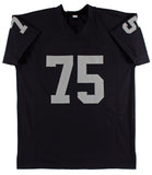 Howie Long Authentic Signed Black Pro Style Jersey Autographed BAS Witnessed