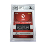 Robert Lewandowski Signed 2016 Panini Prizm UEFA Euro Blue /249 - BGS 7.5