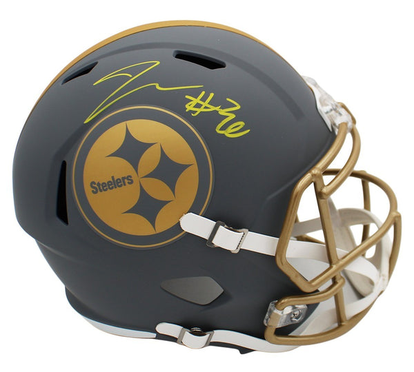 Jaylen Warren Signed Pittsburg Steelers Speed Slate Full Size NFL Helmet