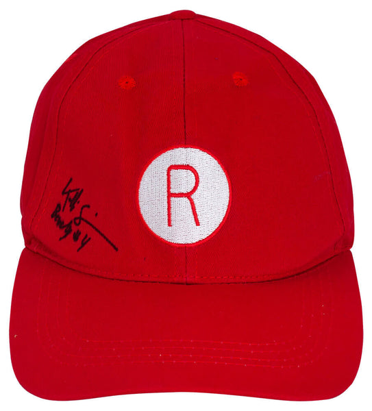 Kelli Simpkins Signed Rockford Peaches Red Costume Hat w/Beverly -(SCHWARTZ COA)