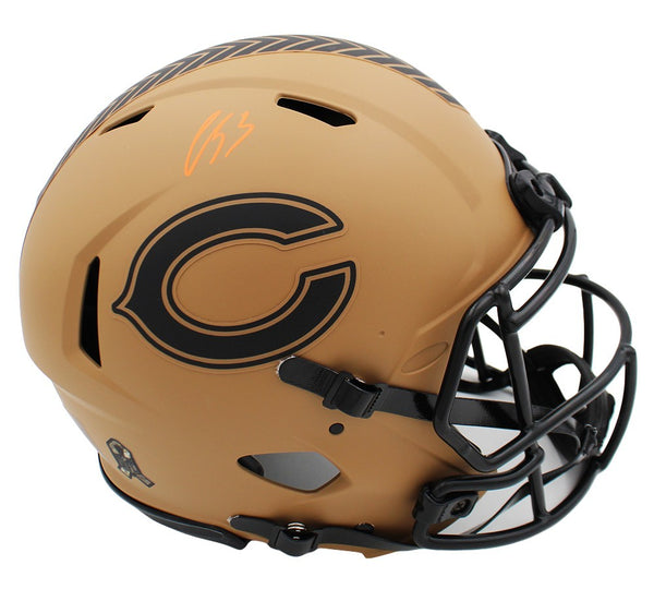 Luther Burden Signed Chicago Bears Speed Authentic Salute to Service2 NFL Helmet