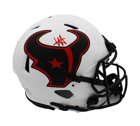 Will Anderson Signed Houston Texans Speed Authentic Lunar NFL Helmet