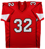 Budda Baker Authentic Signed Red Pro Style Jersey Autographed BAS Witnessed