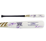 Jay Johnson, Paul Manieri, and Skip Bertman Signed LSU Limited Edition Bat