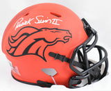 Patrick Surtain II Autographed Broncos Rave Speed Mini Helmet - Beckett W Holo