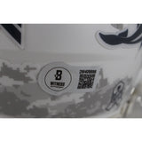 Larry Csonka Autographed Miami Dolphins 24 STS Mini Helmet Beckett Witness 49230