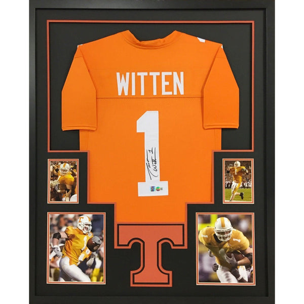 Jason Witten Autographed Signed Framed Tennessee Jersey BECKETT