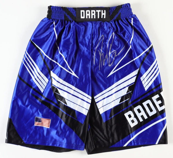 Ryan Bader Signed "Darth" MMA Fight Shorts (Beckett) 31-8-1 Record 13 Wins by KO