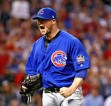 Jon Lester Signed Chicago Cubs Jersey (AWM) 2016 World Series Champion Pitcher