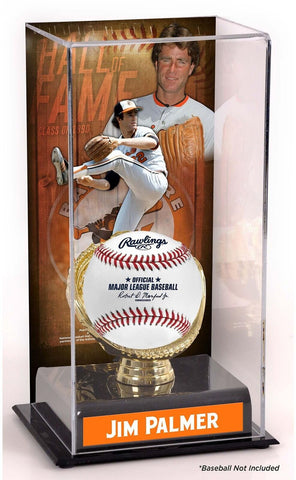 Jim Palmer Baltimore Orioles Hall of Fame Sublimated Display Case with Image