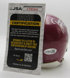 Derrick Lassic Signed/Autographed Alabama Mini Football Helmet JSA 213507