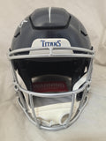TAYLOR LEWAN SIGNED TENNESSEE TITANS F/S SPEEDFLEX AUTHENTIC HELMET BECKETT QR