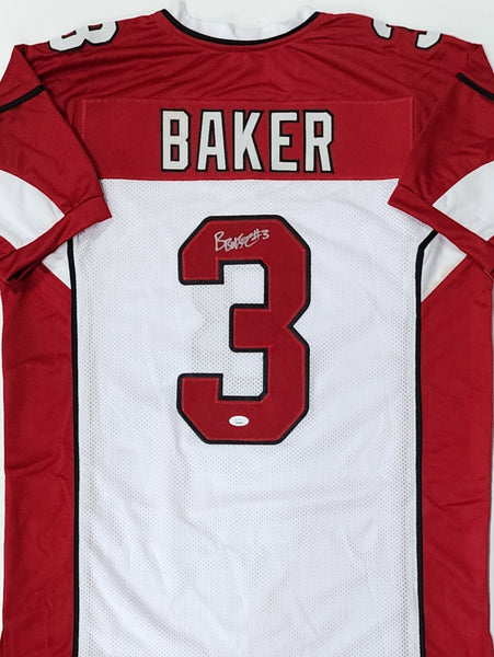 Cardinals Safety BUDDA BAKER Signed Custom Replica Arizona White Jersey - JSA