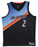 Thunder Shai Gilgeous-Alexander Signed Black Nike Swingman Jersey JSA #CB88609