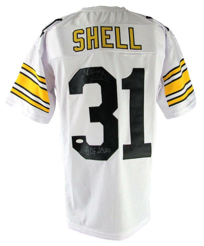 Donnie Shell HOF Signed/Inscribed Steelers Custom Jersey JSA 160494