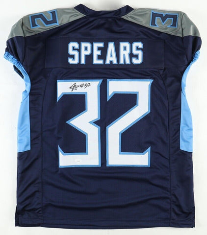Tyjae Spears Signed Tennessee Titans Jersey (JSA COA) 3rd Round Pk / Tulane R.B.